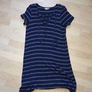 Striped Tee-Shirt Dress AE